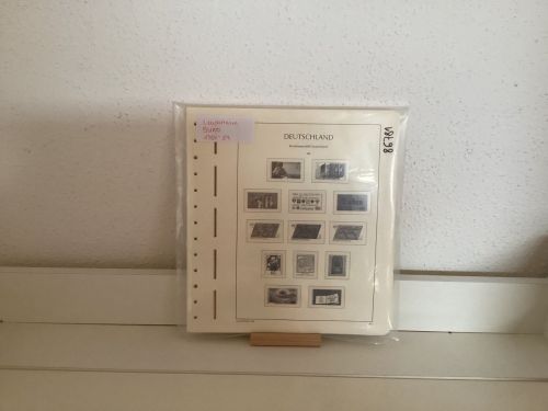 Leuchtturm Bund 1980-89 Vordrucke mit Klemmtaschen gebraucht