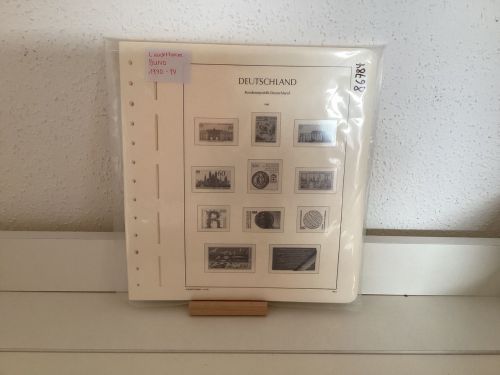 Leuchtturm Bund 1990-94 Vordrucke mit Klemmtaschen gebraucht
