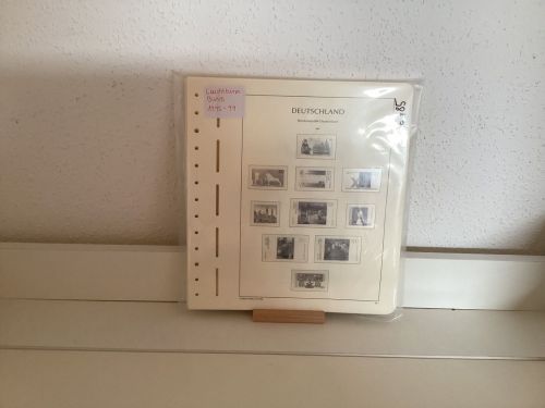 Leuchtturm Bund 1995-99 Vordrucke mit Klemmtaschen gebraucht