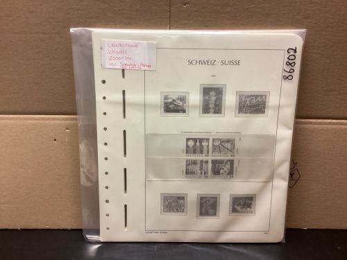 Leuchtturm Schweiz 2000-04 Vordrucke mit Klemmtaschen gebraucht