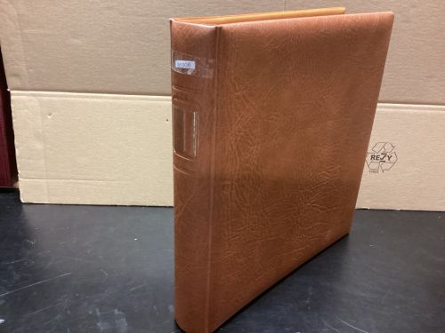 Lindner Ringbinder (18 Ringe) 1 mal gebraucht leer braun