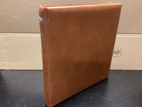 Lindner Ringbinder (18 Ringe) 1 mal gebraucht leer braun