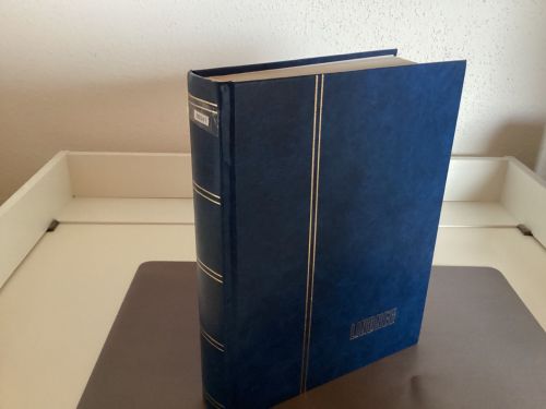 Briefmarkenalbum Einsteckalben  DIN A4 60 Seiten weiß gebraucht