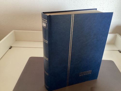 Briefmarkenalbum Einsteckalben  DIN A4 60 Seiten weiß gebraucht