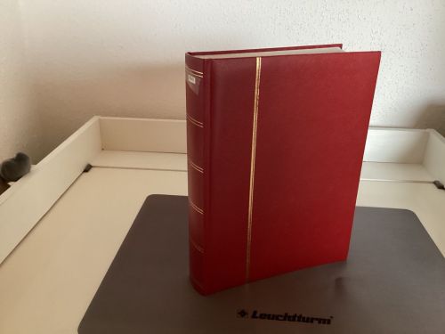 Briefmarkenalbum Einsteckalben  DIN A4 60 Seiten weiß gebraucht