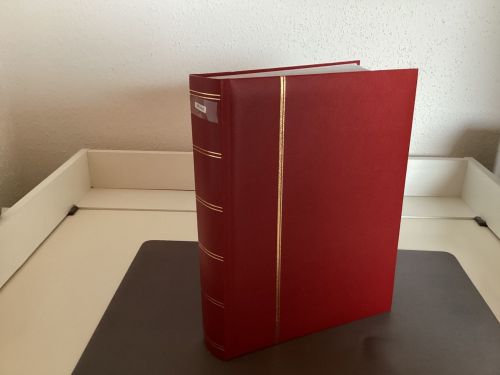 Briefmarkenalbum Einsteckalben  DIN A4 60 Seiten weiß gebraucht