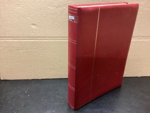 Briefmarkenalbum Einsteckalben  DIN A4 60 Seiten weiß gebraucht  LESEN