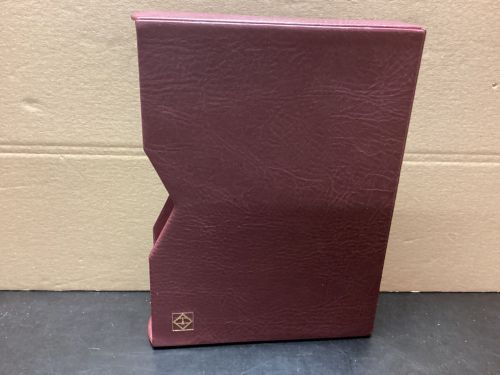 Briefmarkenalbum Einsteckalben + Schuber DIN A4 64 Seiten schwarz   gebraucht