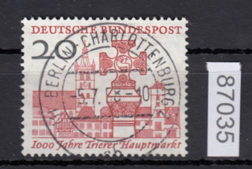 Bund 1958, Mich.-Nr.: 290 LUXUS gestempelt  Berlin Charlottenburg
