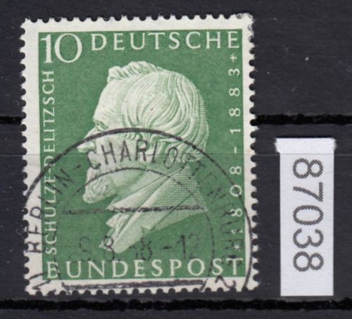 Bund 1958, Mich.-Nr.: 293 LUXUS Gestempelt Ersttag  Berlin Charlottenburg