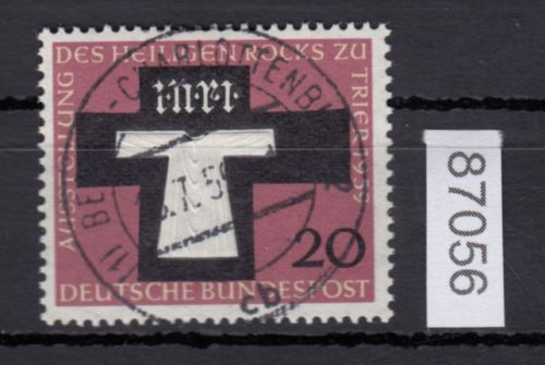 Bund 1959, Mich.-Nr.: 313 LUXUS Gestempelt  ERSTTAG + Gummi  Berlin Charlottenburg