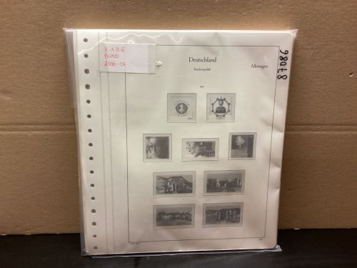KABE  Bund 2000-04 Vordrucke mit Klemmtaschen gebraucht
