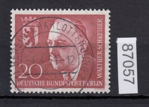 Berlin 1960, Mich.-Nr.: 192 LUXUS Vollstempel + Gummi Berlin-Charlottenburg