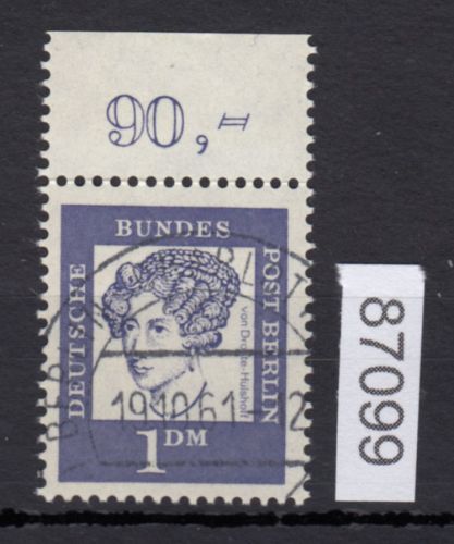 Berlin 1961, Mich.-Nr.: 212 LUXUS Vollst + Gummi  Berlin-Charlottenburg