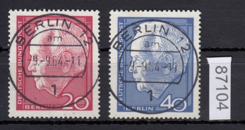 Berlin 1964, Mich.-Nr.: 234-235 LUXUS Vollstempel  Zentrisch  Berlin  Stempel