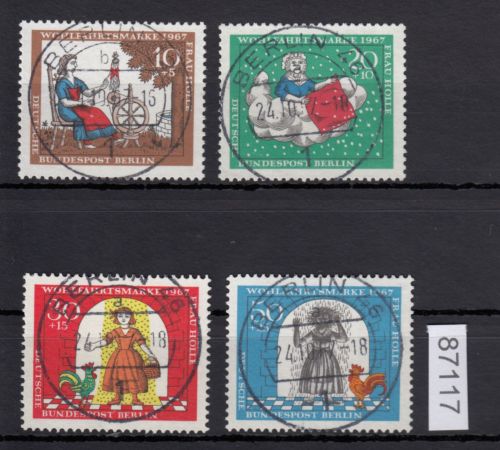 Berlin 1967, Mich.-Nr.: 310-314 LUXUS Vollstempel   Berlin   Stempel