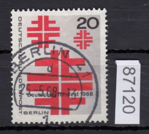 Berlin 1968, Mich.-Nr.: 321 LUXUS Vollstempel   Berlin   Stempel