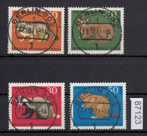 Berlin 1968, Mich.-Nr.: 316-320 LUXUS Vollstempel   Berlin   Stempel