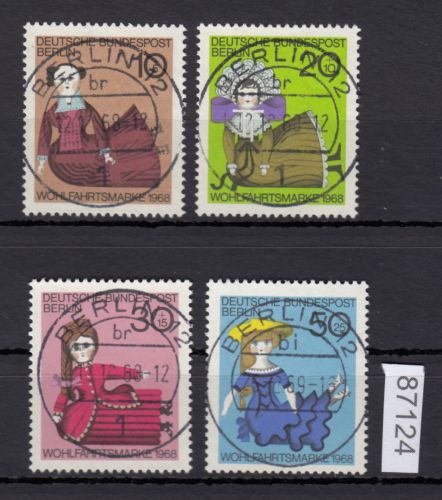 Berlin 1968, Mich.-Nr.: 322-325 LUXUS Vollstempel   Berlin   Stempel