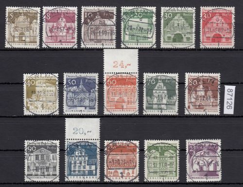 Berlin 1966, Mich.-Nr.: 270-285 LUXUS Vollstempel   Berlin   Stempel