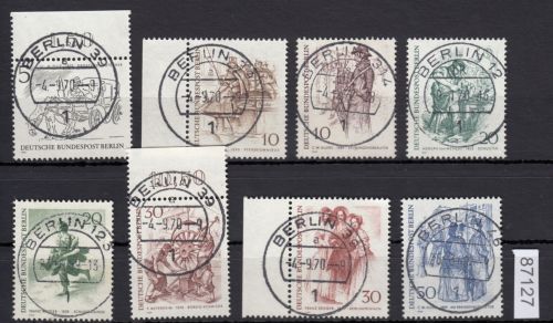 Berlin 1969, Mich.-Nr.: 330-337 LUXUS Vollstempel   Berlin   Stempel