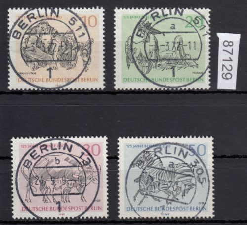 Berlin 1969, Mich.-Nr.: 338-341 LUXUS Vollstempel Berlin  Stempel