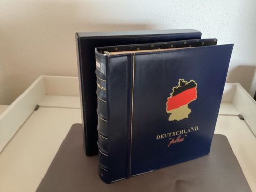 DEUTSCHLAND-PLUS-ALBUM+ Schuber Vordrucke Bund 2002-04  Ecken komplett gebraucht