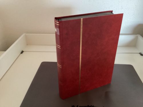 Briefmarkenalbum Einsteckalben DIN A4 60 Seiten schwarz   gebraucht