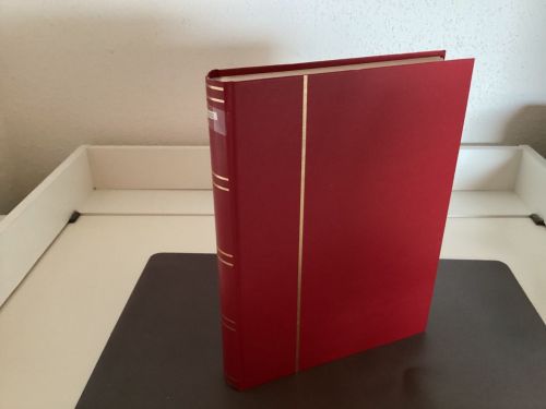 Briefmarkenalbum Einsteckalben  DIN A4 60 Seiten weiß gebraucht