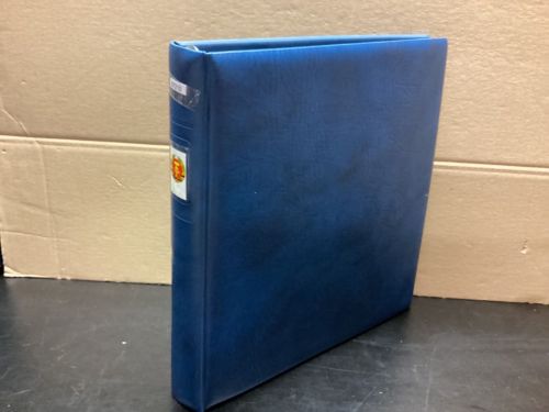 Lindner Ringbinder (18 Ringe) 1 mal gebraucht leer blau