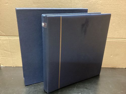 SAFE Ringbinder+Kassette (14 Ringe) 1 mal  gebraucht Leer blau