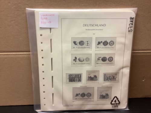 Leuchtturm Bund 2010-14 Vordrucke mit Klemmtaschen gebraucht
