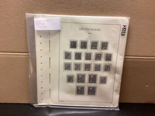 Leuchtturm Berlin 1948-59 Vordrucke mit Klemmtaschen gebraucht