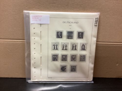 Leuchtturm Berlin 1970-79 Vordrucke mit Klemmtaschen gebraucht