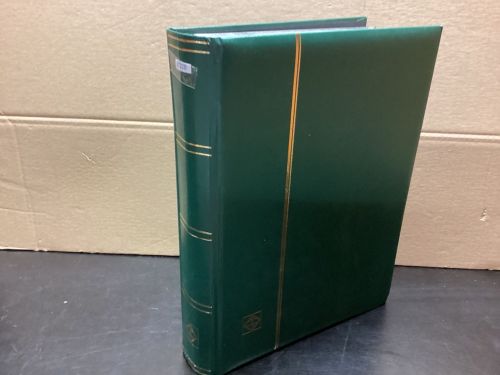 Briefmarkenalbum Einsteckalben DIN A4 64 Seiten schwarz  gebraucht LESEN