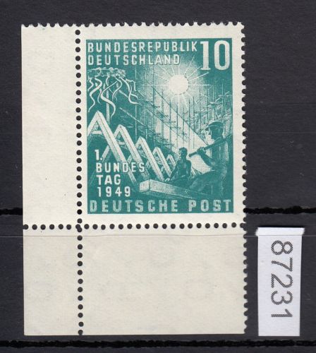 Bund 1949, Mich.-Nr.: 111 ** Eckrand