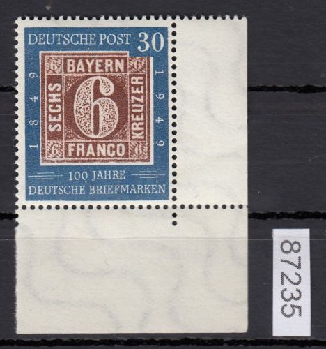 Bund 1949, Mich.-Nr.: 115 ** Eckrand