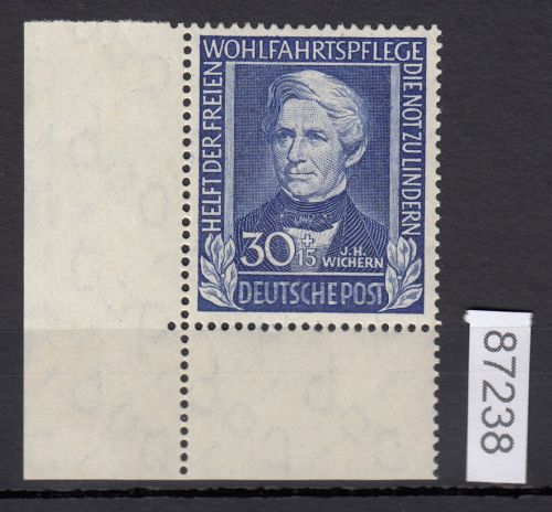 Bund 1949, Mich.-Nr.: 120 ** Eckrand  geprüft