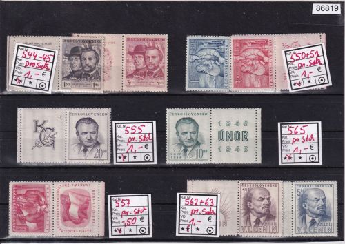 Tschechoslowakei 1940er-1960er  ** kleines Lot