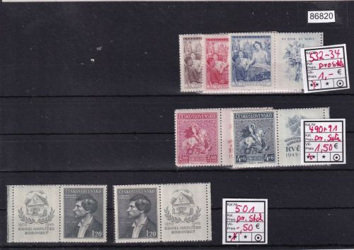 Tschechoslowakei 1940er-1960er  ** kleines Lot