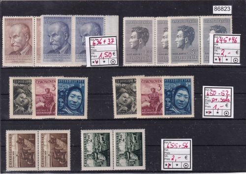 Tschechoslowakei 1940er-1960er  ** kleines Lot