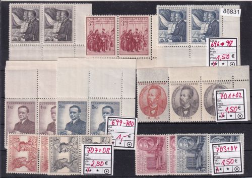 Tschechoslowakei 1940er-1960er  ** kleines Lot