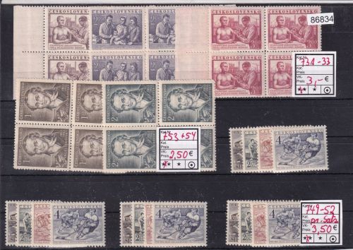 Tschechoslowakei 1940er-1960er  ** kleines Lot