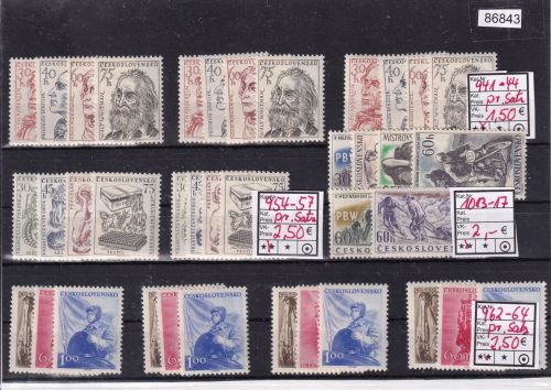 Tschechoslowakei 1940er-1960er  ** kleines Lot