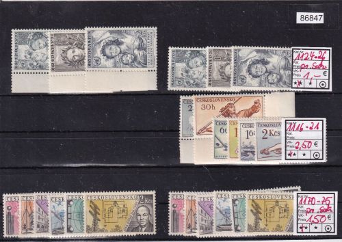 Tschechoslowakei 1940er-1960er  ** kleines Lot