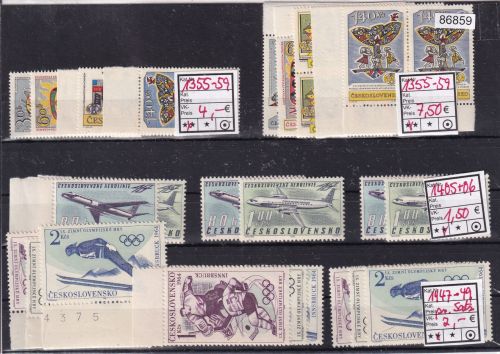 Tschechoslowakei 1940er-1960er  ** kleines Lot