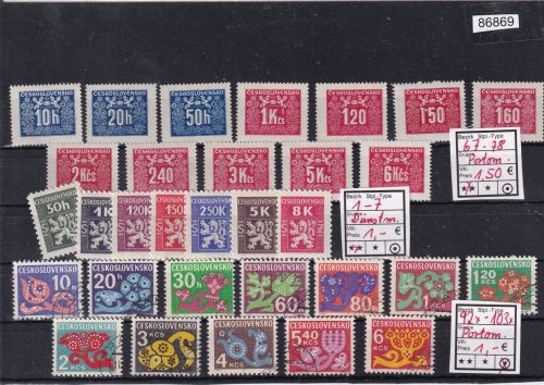 Tschechoslowakei 1940er-1960er  ** kleines Lot