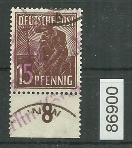 Bezirk 03 nr. 041a Berlin-Köpenick 1 ʘ 15 Pf., violett, geprüft BPP
