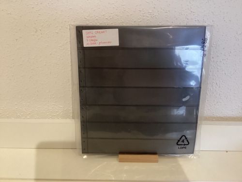 SAFE GARANT Einsteckblätter  ( 14 Ringe) 10  Stück  7Taschen / Streifen gebraucht