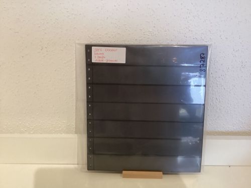 SAFE GARANT Einsteckblätter  ( 14 Ringe) 10  Stück  7Taschen / Streifen gebraucht